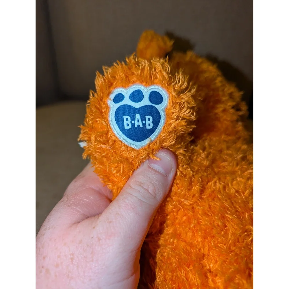 Build-A-Bear Workshop Pumpkin Glow Bear Orange Halloween Plush 028763